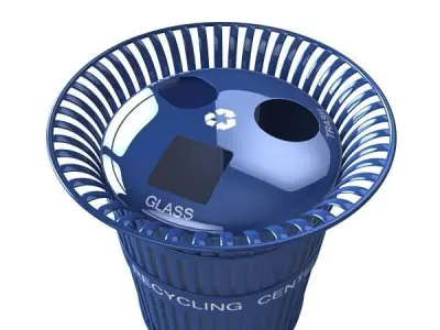 Recycling Bin 3D model