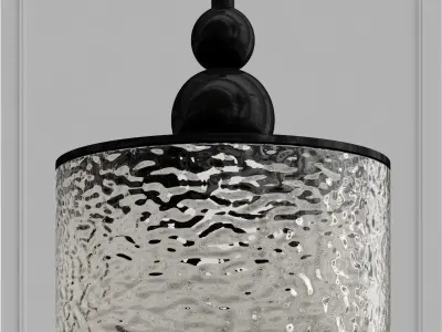 Pendant LED lamp 3D model