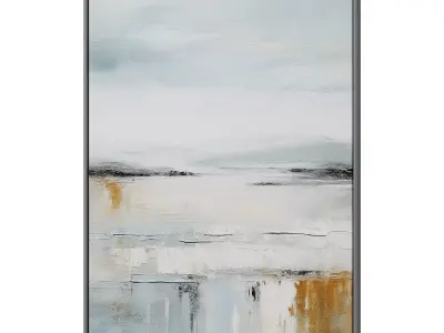 Abstract Painting Frame set 3D model 718