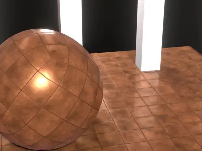 Spanish Inspired Foyer Tiles Texture