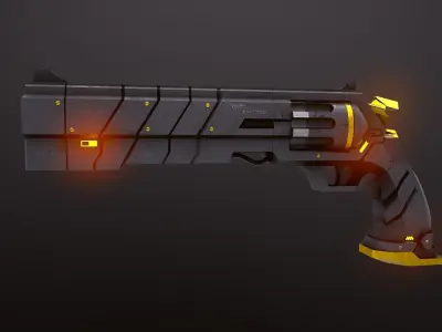 Sci-Fi Relover Low-poly 3D model