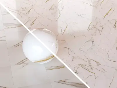 Ceramic Keope Elements Lux Collection Marble Tiles  -Set of 22 Texture