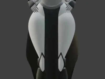 deltas spaceship collection 3D model