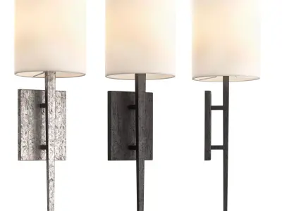 RESTORATION HARDWARE WRIGHT SCONCES 3D model