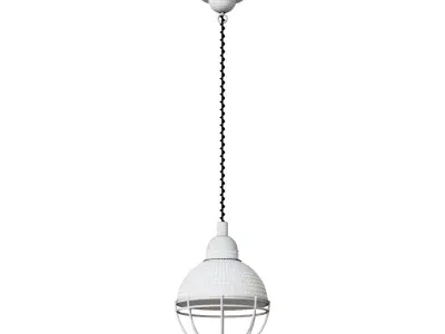 Hanging lamp Claire green 3D model