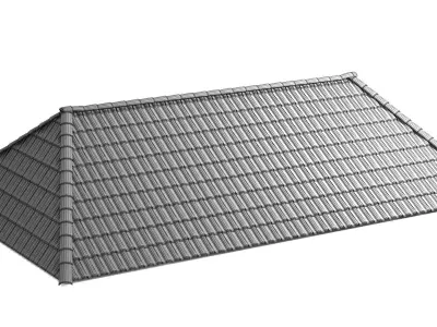 Roof ready 3D model