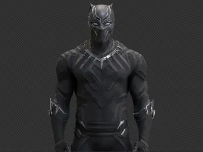 Black Panther - T challa - from Civil War 3D model