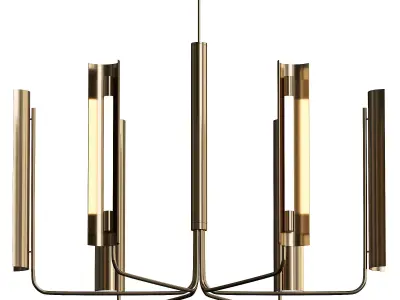 Kelly Wearstler Carson Six Light Pendant Lamp  3D model