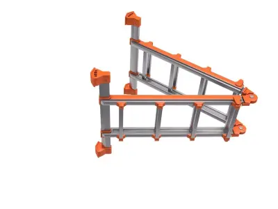 Multifunctional Aluminium Ladder 3D model