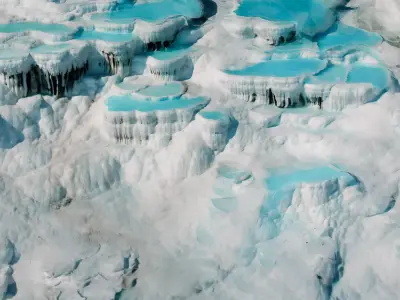 Pamukkale Travertine Terraces in Turkey 3D model