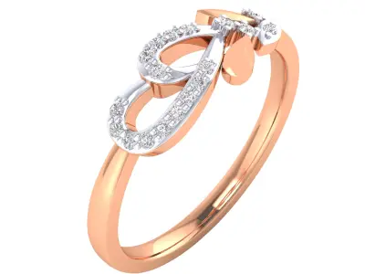  Women Ring Render 3dm STL MTL SLC JCD OBJ FBX Details 3D print model 43