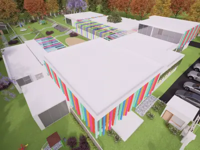 Kindergarten Nursery 3D model