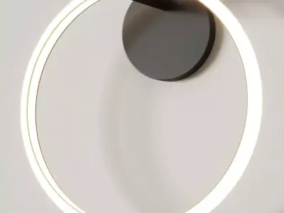 Garofoli Cerchi di Luce Wall Lamp 3D model