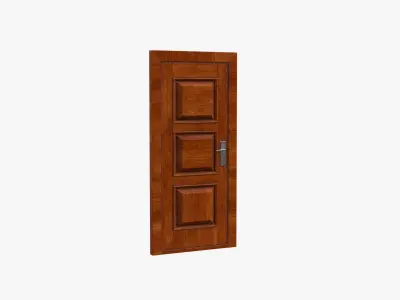 Door 02 Low-poly 3D model buy