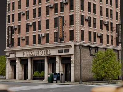 New York Style City Building 3D model