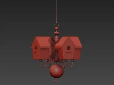 Mackenzie Childs Chandelier 3D model