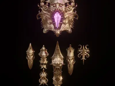 Gortash Gauntlet of The Tyrant Baldurs Gate 3 STL 3D print model