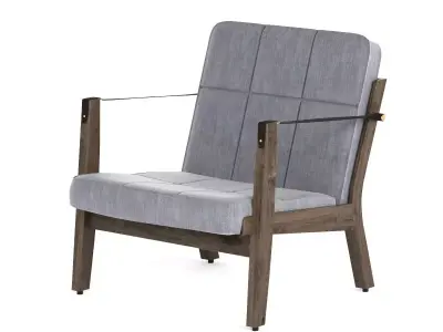 NERI and  HU 781 Capo Lounge Chair 3D model