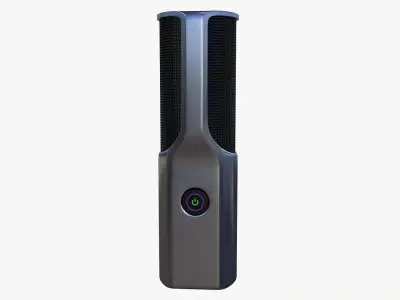 Microphone Concept Silver 3D model