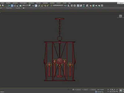  Cresson Pendant Low-poly 3D model