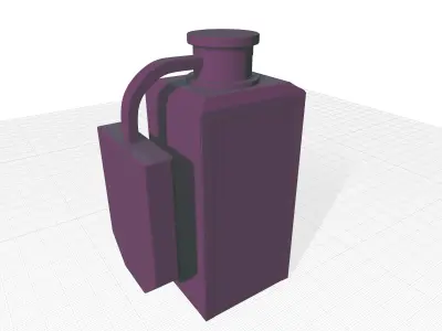 Altman Frosted Glass Outdoor Wall Lantern 3D model