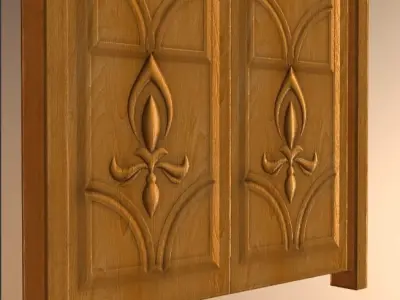 Door 07 Low-poly 3D model