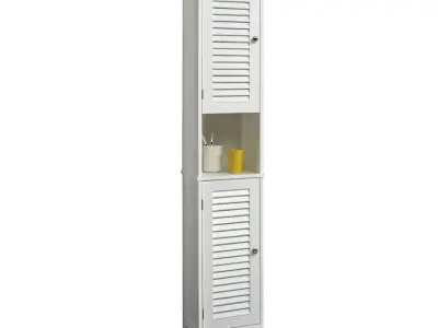 Jasper Tall Bathroom Cabinet 3D model