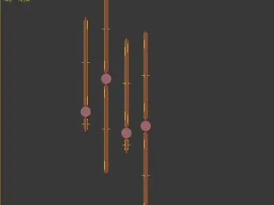 Line Wall Lamp by Forstlight 3D model