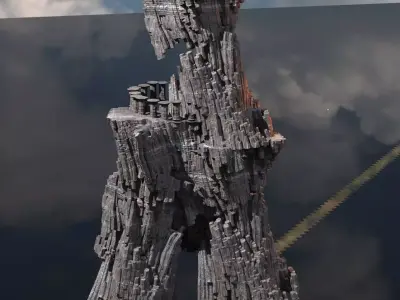 Spartan prophecy temple 2  3D model