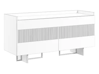 KEITH SIDEBOARD Low-poly 3D model