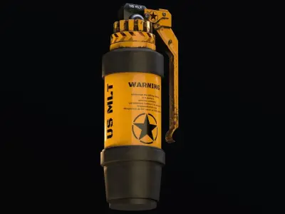  grenades01 Low-poly 3D model