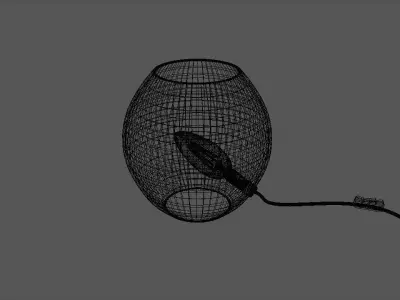 KNUBBIG Table lamp Ikea 3D model