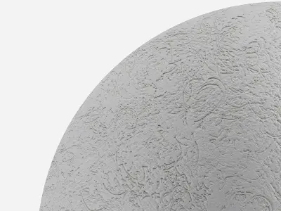 Seamless facade plaster material v4 - 8k Texture