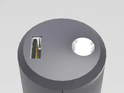 Disaster prevention umbrella handle Free 3D model