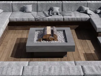 SITTING AREA NO1 A 3D model
