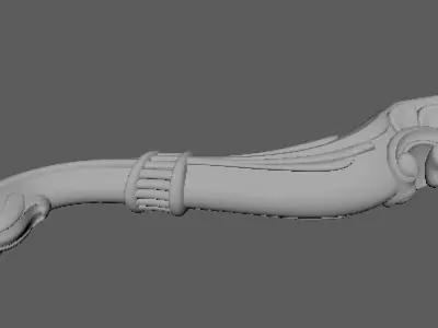 leg High quality 3d models for processing on a cnc machine  3D model 32
