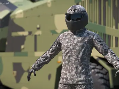  Ratnik 3 Tactical Armor Suit Grey Camo 