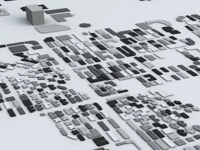 Shantou Streets and Buildings 3D model