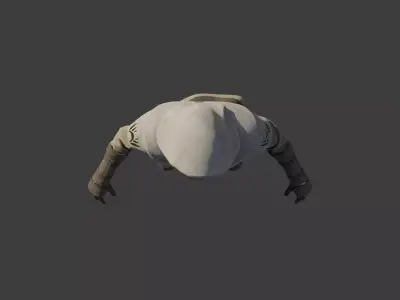 Star Wars-Jedi Temple Guard Game Ready Rigged Low-poly  Low-poly 3D model