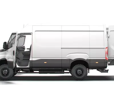 Iveco Daily Van L3H2 4x4 HQ Interior 2026 3D model