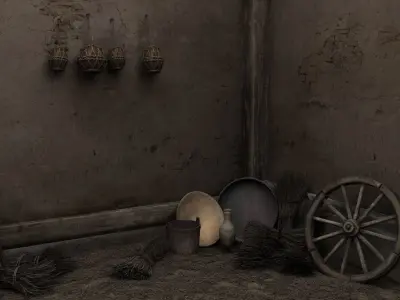 Stable building 3D model