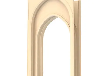 Double height gate 3D model