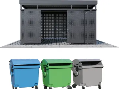 Modular boxes SET2 3D model