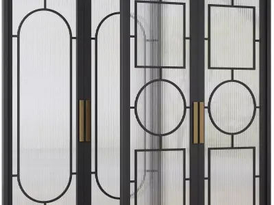 Entrance door set177 3D model