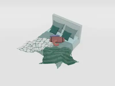 Audrey Shahenshah Bed 3D model