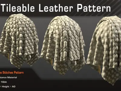 Tileable Laether Pattern Texture