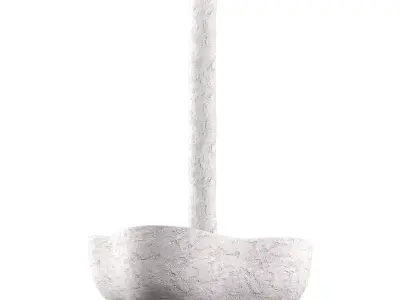  Eole ceiling lamp Low-poly 3D model