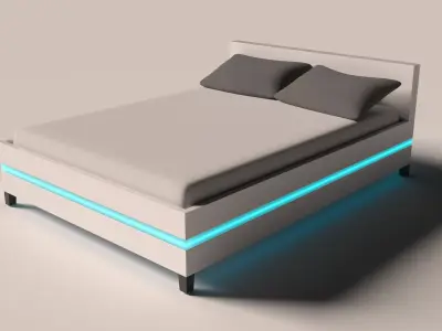 Modern Bed 3D model order