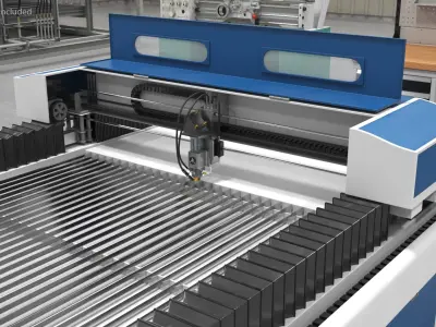  Reaying CNC Laser Cutting Machine for Metal Sheets 