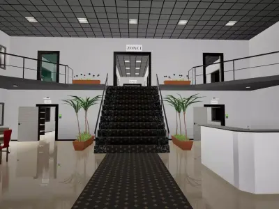 Modular Megapack Low-poly 3D model